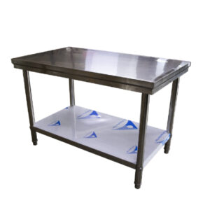 1.2m Prep Table with Under Shelf
