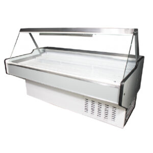 2.5 Meter Eco Display Flat Glass Fridge
